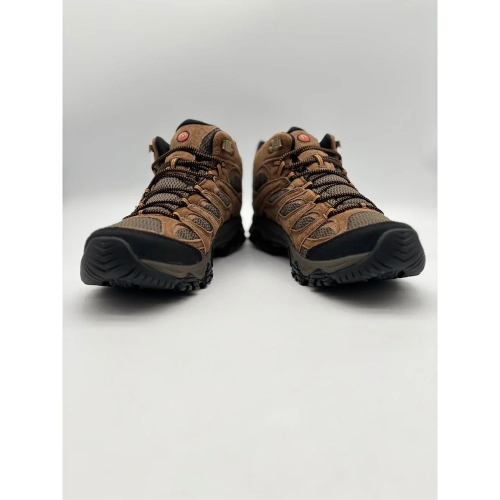 Merrell Moab 3 Mid WP Hiking Boots Mens 12  Brown New w/ Box Waterproof Vibram